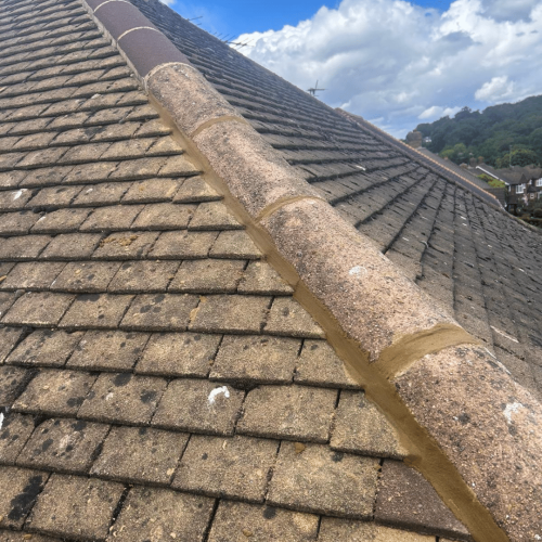 Ridge Tile Repointing Redhill